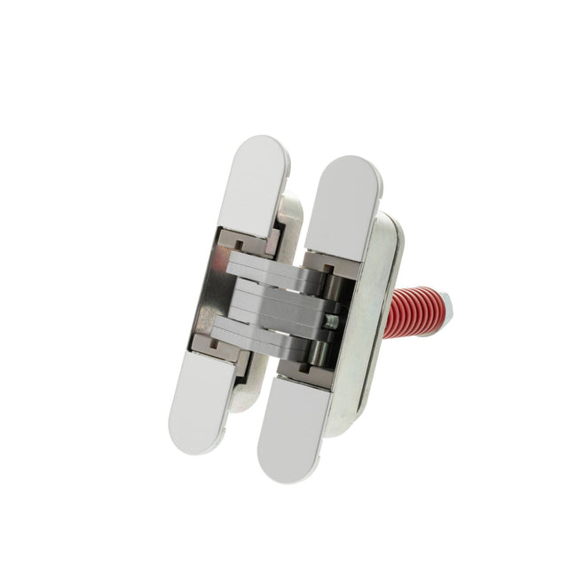 Quality image of AGB Eclipse 3.2 Heavy Duty Self-Close Concealed Hinge for 60kg door - Satin Chrome | Sku. agbh32shdsc | available from Trade Door Handles.