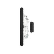 Quality image of AGB Revolution XT Magnetic Euro Profile Sashlock 60mm backset with strike plates for ALU doors - Matt Black | Sku. agbmlemb-alu | available from Trade Door Handles.