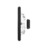 Quality image of AGB Revolution XT Magnetic Euro Profile Sashlock 60mm backset with strike plates for ALU doors - Matt Black | Sku. agbmlemb-alu | available from Trade Door Handles.