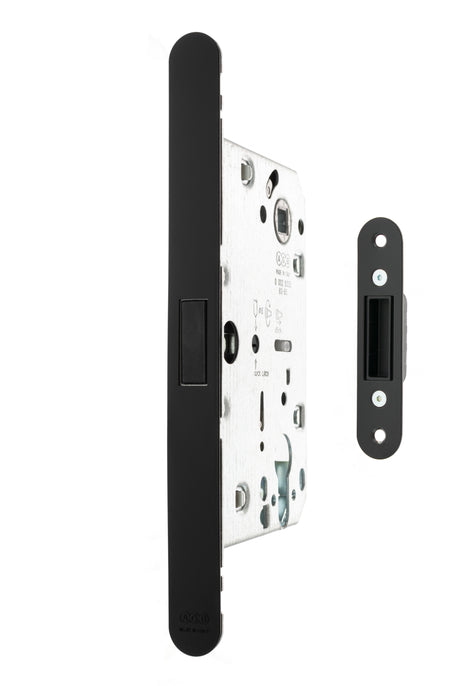 Quality image of AGB Revolution XT Magnetic Euro Profile Sashlock 60mm backset - Matt Black | Sku. agbmlemb | available from Trade Door Handles.