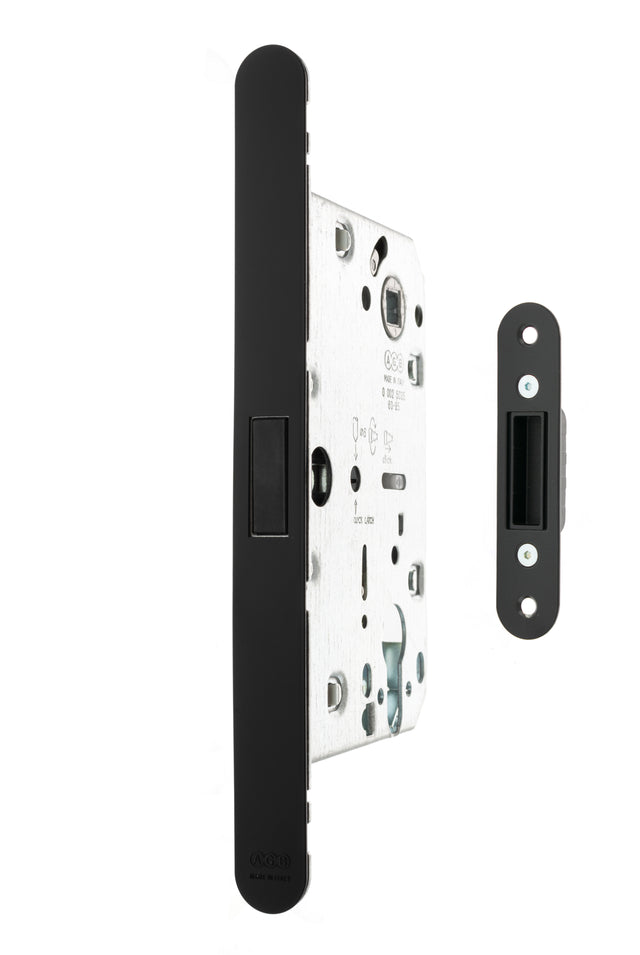 Quality image of AGB Revolution XT Magnetic Euro Profile Sashlock 60mm backset - Matt Black | Sku. agbmlemb | available from Trade Door Handles.