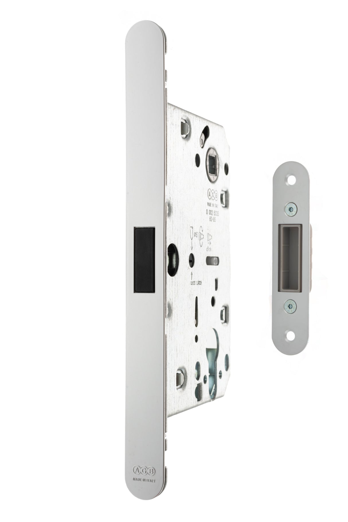Quality image of AGB Revolution XT Magnetic Euro Profile Sashlock 60mm backset - Polished Chrome | Sku. agbmlepc | available from Trade Door Handles.