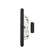 Quality image of AGB Revolution XT Magnetic Bathroom Lock 60mm backset with strike plates for ALU doors - Matt Black | Sku. agbmlwcmb-alu | available from Trade Door Handles.