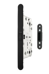 Quality image of AGB Revolution XT Magnetic Bathroom Lock 60mm backset - Matt Black | Sku. agbmlwcmb | available from Trade Door Handles.