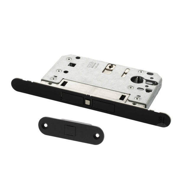 Quality image of AGB Touch Magnetic Door Catch Euro Profile Sashlock - Matt Black | Sku. agbtemb | available from Trade Door Handles.