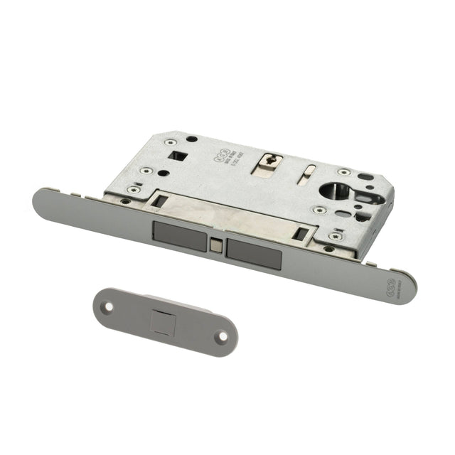 Quality image of AGB Touch Magnetic Door Catch Euro Profile Sashlock - Satin Chrome | Sku. agbtesc | available from Trade Door Handles.