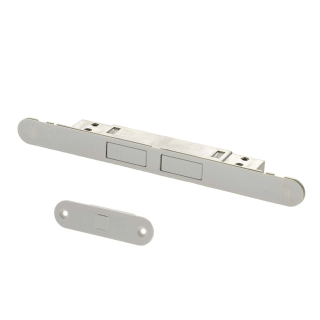 Quality image of AGB Touch Adjustable Magnetic Door Catch - White | Sku. agbtwh | available from Trade Door Handles.