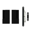 Quality image of AGB Wave Flush Door Handle & Latch Set - Matt Black | Sku. agbwlmb | available from Trade Door Handles.