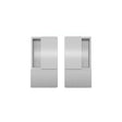 Quality image of AGB Wave Flush Pocket Door Handle Set - Satin Chrome | Sku. agbwlpdsc | available from Trade Door Handles.