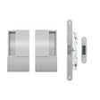 Quality image of AGB Wave Flush Door Handle & Latch Set - Satin Chrome | Sku. agbwlsc | available from Trade Door Handles.