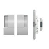 Quality image of AGB Wave Flush Door Handle & Latch Set - Satin Chrome | Sku. agbwlsc | available from Trade Door Handles.