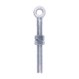 This is an image of Timco - Adjustable Gate Eye with Nuts - Hot Dipped Galvanised M19 x 200 (1 Each Unit) AGE19200GEA