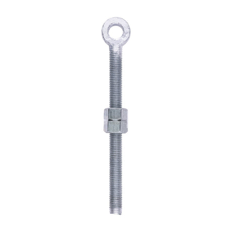 This is an image of Timco - Adjustable Gate Eye with Nuts - Hot Dipped Galvanised M19 x 250 (1 Each Unit) AGE19250GEA