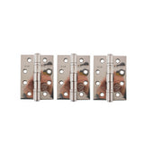 Quality image of Atlantic Ball Bearing Hinges Grade 13 Fire Rated 4" x 3" x 3mm set of 3 - Polished Stainless Steel | Sku. ah1433pss-3 | available from Trade Door Handles.