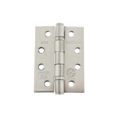 Quality image of Atlantic Ball Bearing Hinges Grade 13 Fire Rated 4" x 3" x 3mm - Satin Stainless Steel | Sku. ah1433sss | available from Trade Door Handles.