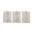 Quality image of Atlantic Ball Bearing Hinges Grade 13 Fire Rated 4" X 3" X 3mm set of 3 - Satin Stainless Steel | Sku. ah1433sss-3 | available from Trade Door Handles.
