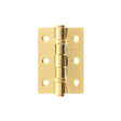 Quality image of Atlantic Ball Bearing Hinges 3" x 2" x 2mm - Polished Brass | Sku. ah322eb | available from Trade Door Handles.