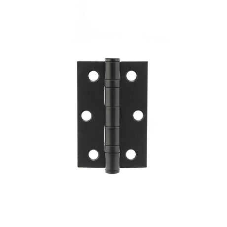 Quality image of Atlantic Ball Bearing Hinges 3" x 2" x 2mm - Matt Black | Sku. ah322mb | available from Trade Door Handles.