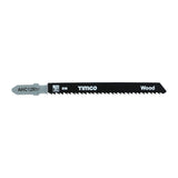 This is an image of Timco - Jigsaw Blades - Wood Cutting - Bi-Metal Blades - T101BRF T101BRF (5 Pieces Pack) AHC12RBI