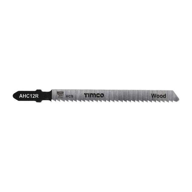 This is an image of Timco - Jigsaw Blades - Wood Cutting - HCS Blades - T101BR T101BR (5 Pieces Pack) AHC12R