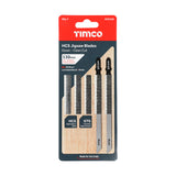 This is an image of Timco - Jigsaw Blades - Wood Cutting - HCS Blades - T101BRLong T101BRLong (5 Pieces Pack) AHC32R