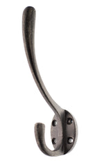 Quality image of Atlantic Traditional Hat & Coat Hook - Distressed Silver | Sku. ahchds | available from Trade Door Handles.