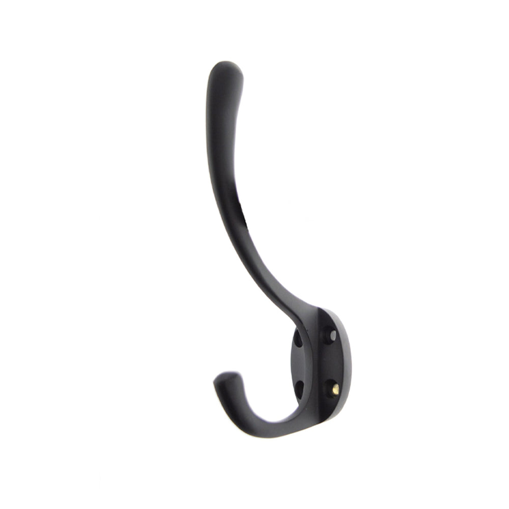 Quality image of Atlantic Traditional Hat & Coat Hook - Matt Black | Sku. ahchmb | available from Trade Door Handles.