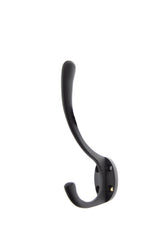 Quality image of Atlantic Traditional Hat & Coat Hook - Matt Black | Sku. ahchmb | available from Trade Door Handles.