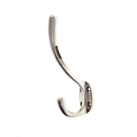 Quality image of Atlantic Traditional Hat & Coat Hook - Polished Nickel | Sku. ahchpn | available from Trade Door Handles.