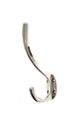 Quality image of Atlantic Traditional Hat & Coat Hook - Polished Nickel | Sku. ahchpn | available from Trade Door Handles.