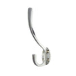 Quality image of Atlantic Traditional Hat & Coat Hook - Satin Chrome | Sku. ahchsc | available from Trade Door Handles.