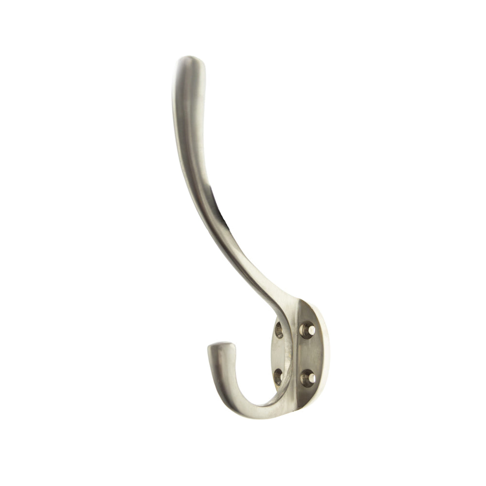 Quality image of Atlantic Traditional Hat & Coat Hook - Satin Nickel | Sku. ahchsn | available from Trade Door Handles.