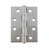 Quality image of Atlantic Ball Bearing Hinges Grade 11 Fire Rated 4" x 3" x 2.5mm - Satin Chrome | Sku. ahg111433sc | available from Trade Door Handles.