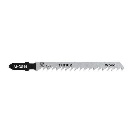 This is an image of Timco - Jigsaw Blades - Wood Cutting - HCS Blades - T144D T144D (5 Pieces Pack) AHGS14