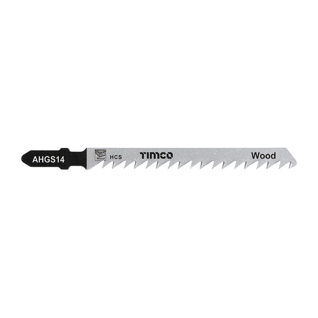 This is an image of Timco - Jigsaw Blades - Wood Cutting - HCS Blades - T144D T144D (5 Pieces Pack) AHGS14