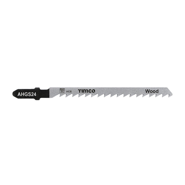 This is an image of Timco - Jigsaw Blades - Wood Cutting - HCS Blades - T244D T244D (5 Pieces Pack) AHGS24