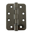 Quality image of Atlantic Radius Corner Ball Bearing Hinges Grade 13 Fire Rated 4" X 3" X 3mm - Black Nickel | Sku. ahr1433bn | available from Trade Door Handles.