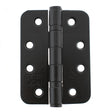 Quality image of Atlantic Radius Corner Ball Bearing Hinges Grade 13 Fire Rated 4" X 3" X 3mm - Matt Black | Sku. ahr1433mb | available from Trade Door Handles.