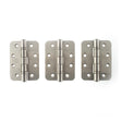 Quality image of Atlantic Radius Corner Ball Bearing Hinges Grade 13 Fire Rated 4" X 3" X 3mm set of 3 - Satin Stainless Steel | Sku. ahr1433sss-3 | available from Trade Door Handles.