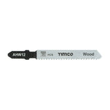 This is an image of Timco - Jigsaw Blades - Wood Cutting - HCS Blades - T119B T119B (5 Pieces Pack) AHW12