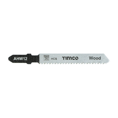 This is an image of Timco - Jigsaw Blades - Wood Cutting - HCS Blades - T119B T119B (5 Pieces Pack) AHW12