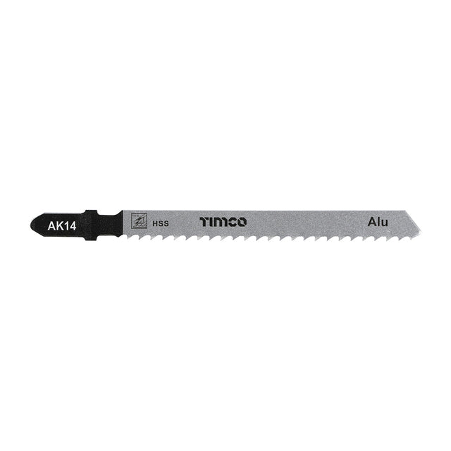 This is an image of Timco - Jigsaw Blades - Metal Cutting - HSS Blades - T127D T127D (5 Pieces Pack) AK14