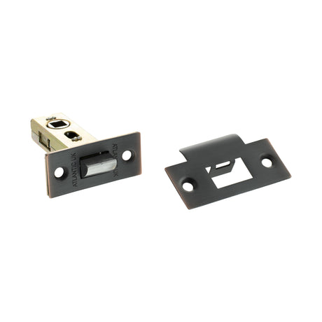 Quality image of Atlantic Bolt Through Tubular Latch 2.5" - Antique Copper | Sku. al25ac | available from Trade Door Handles.