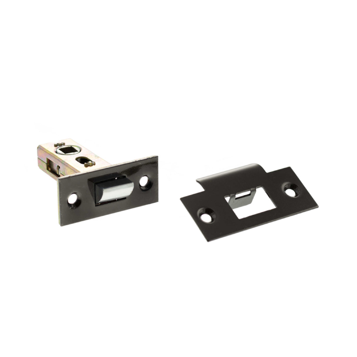 Quality image of Atlantic Bolt Through Tubular Latch 2.5" - Black Nickel | Sku. al25bn | available from Trade Door Handles.