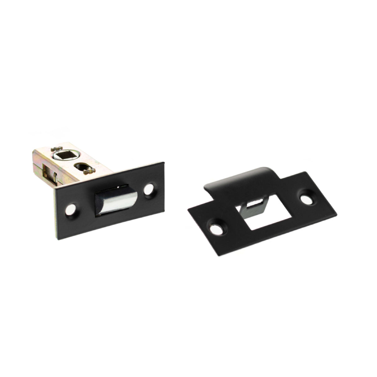 Quality image of Atlantic Bolt Through Tubular Latch 2.5" - Matt Black | Sku. al25mb | available from Trade Door Handles.