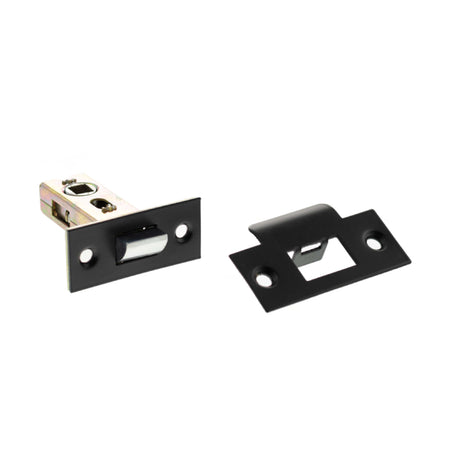 Quality image of Atlantic Bolt Through Tubular Latch 2.5" - Matt Black | Sku. al25mb | available from Trade Door Handles.