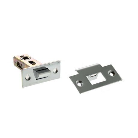Quality image of Atlantic Bolt Through Tubular Latch 2.5" - Polished Chrome | Sku. al25pc | available from Trade Door Handles.