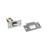 Quality image of Atlantic Bolt Through Tubular Latch 2.5" - Satin Chrome | Sku. al25sc | available from Trade Door Handles.
