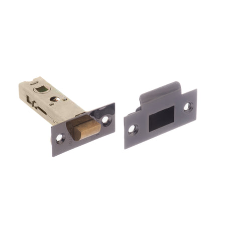 Quality image of Atlantic Heavy Duty Bolt Through Tubular Latch 3" - Black Nickel | Sku. al3bn | available from Trade Door Handles.