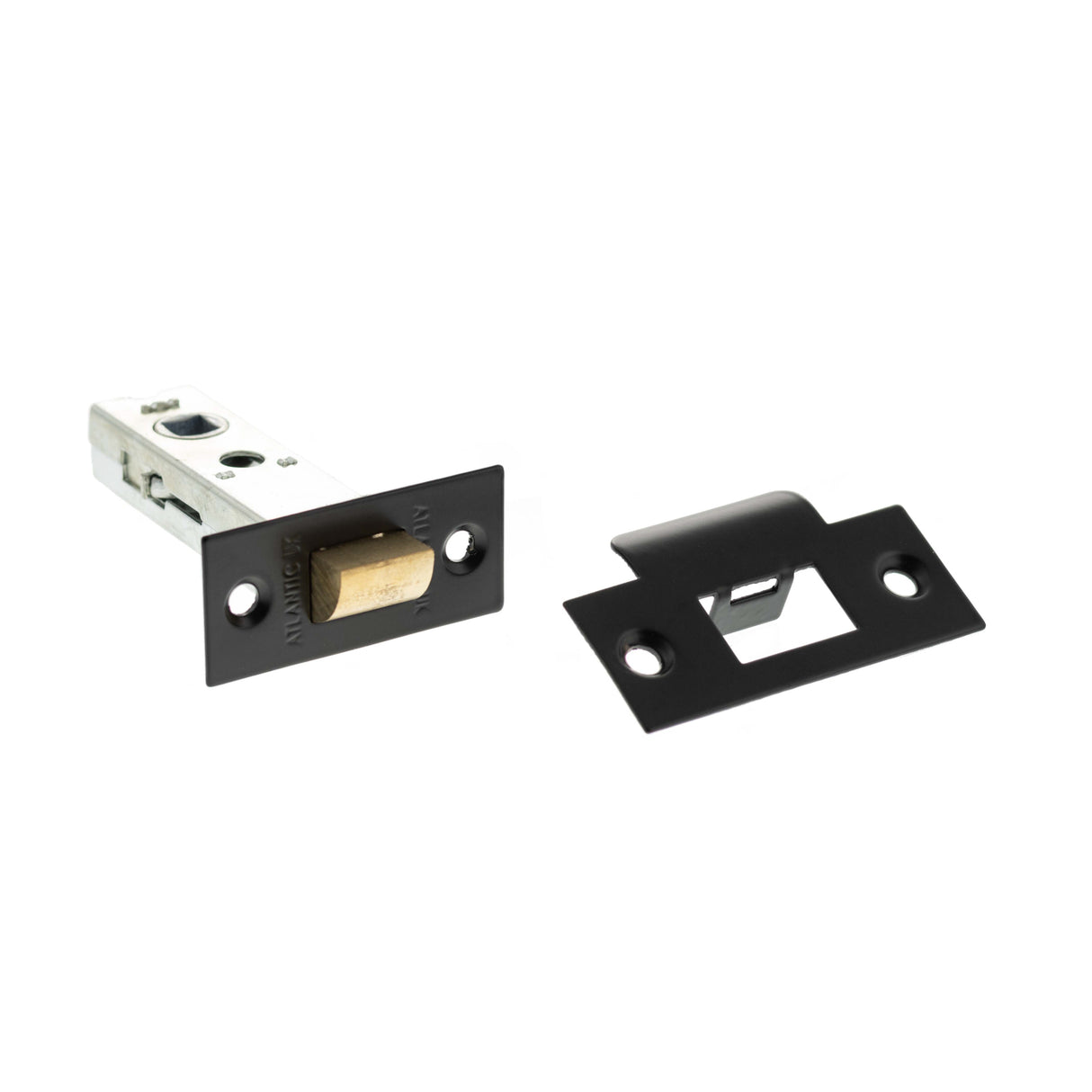 Quality image of Atlantic Heavy Duty Bolt Through Tubular Latch 3" - Matt Black | Sku. al3mb | available from Trade Door Handles.